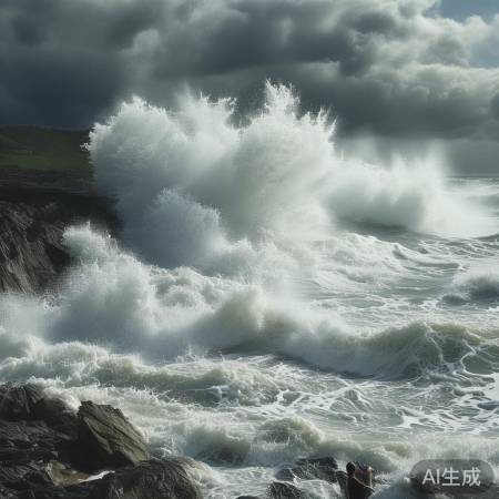 巨浪滔天,宁静与敬畏