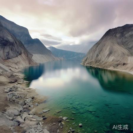 地质活动形成堰塞湖