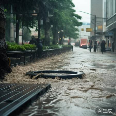 大雨致污水溢出,环保警钟敲响