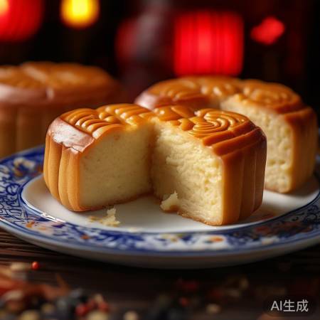月饼口感绝,中秋味十足。