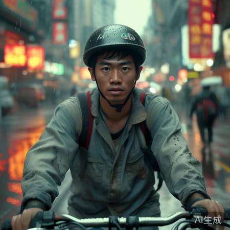 外卖小哥李明,追梦人