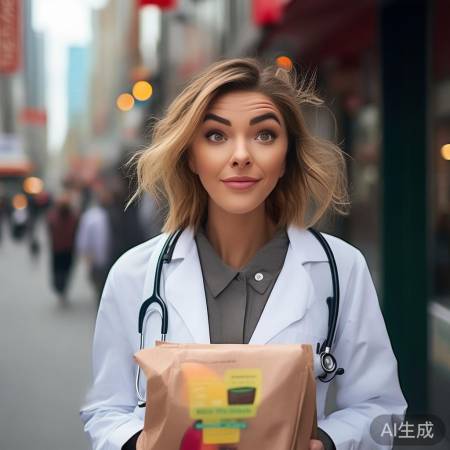 女医生转行外卖引惊讶