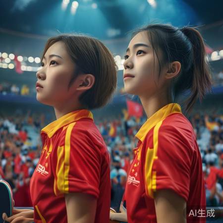孙颖莎梁安娜,未来佳绩,为国争