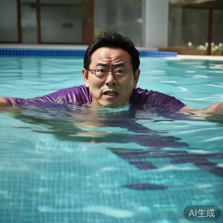 沈腾水中瑜伽,笑料百出
